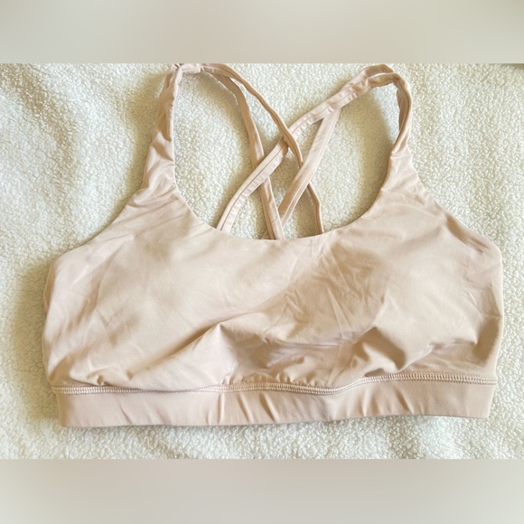 Lululemon Energy Bra Pale Pink 12 - Picture 2 of 6